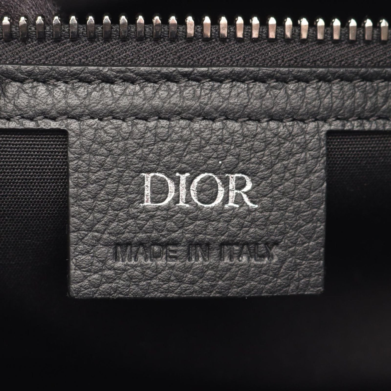 Dior Boston Bag Rango 50 Oblique 2-Way Beige Black Navy Canvas Leather Lango 50 — view 4