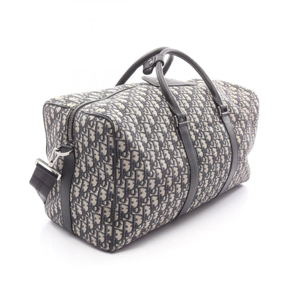 Dior Boston Bag Rango 50 Oblique 2-Way Beige Black Navy Canvas Leather Lango 50 — view 2