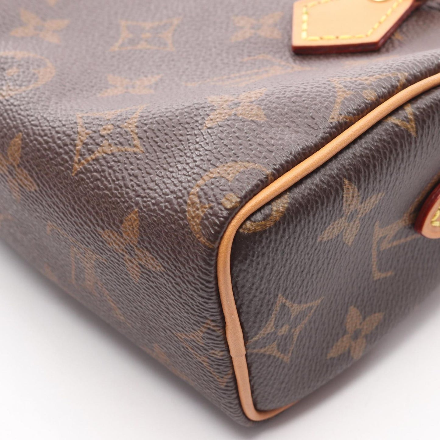 Louis Vuitton Handbag Nano Speedy Monogram 2-Way Canvas Leather — view 9
