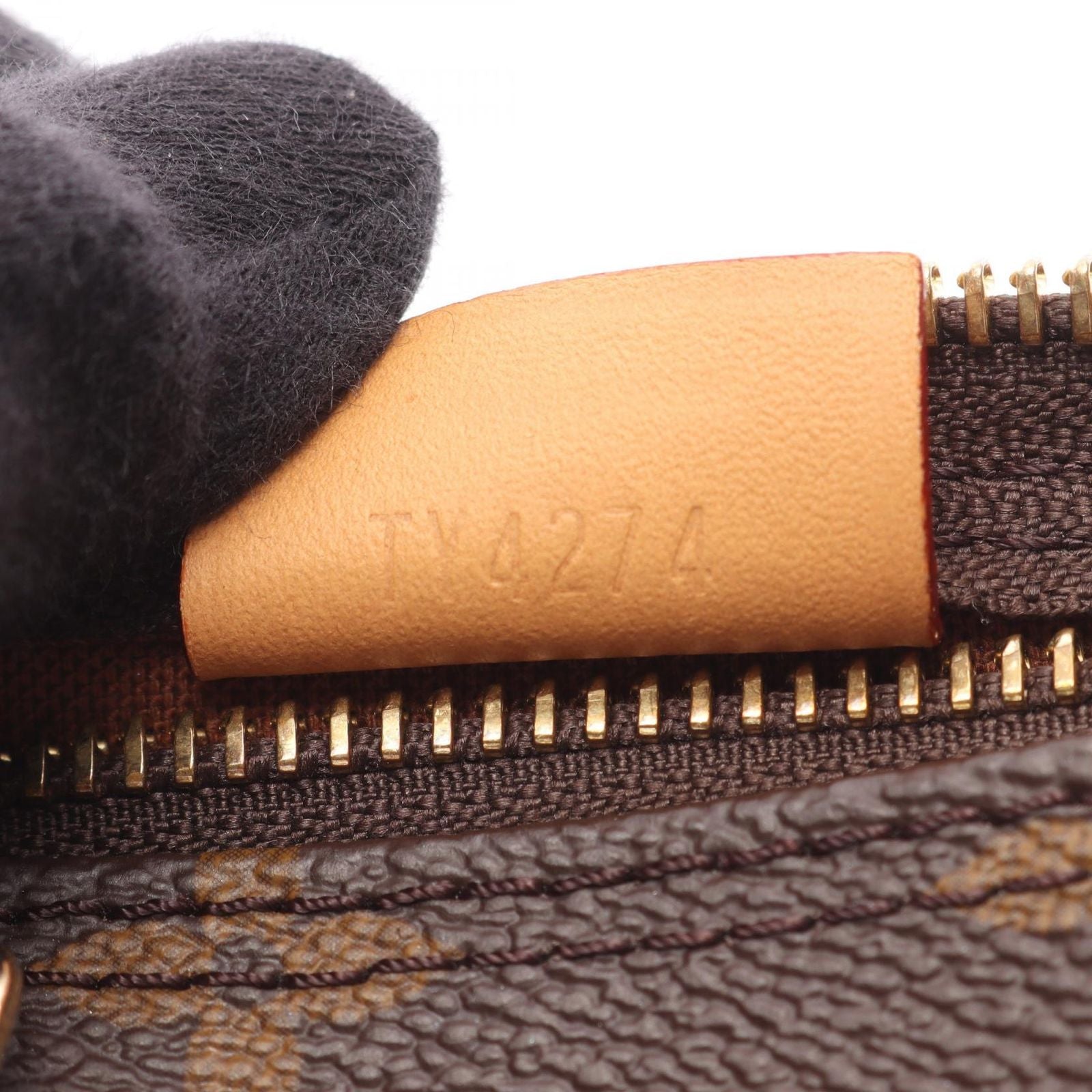 Louis Vuitton Handbag Nano Speedy Monogram 2-Way Canvas Leather — view 5