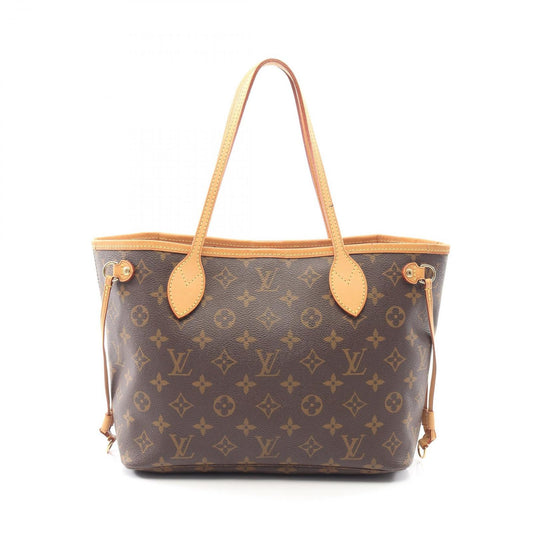 Louis Vuitton Tote Neverfull PM Monogram Canvas Leather