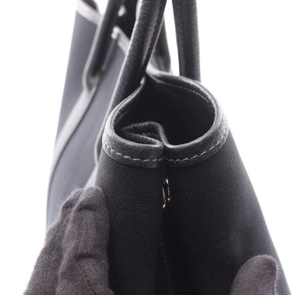 Hermes Tote Garden Party PM Black Leather — view 7