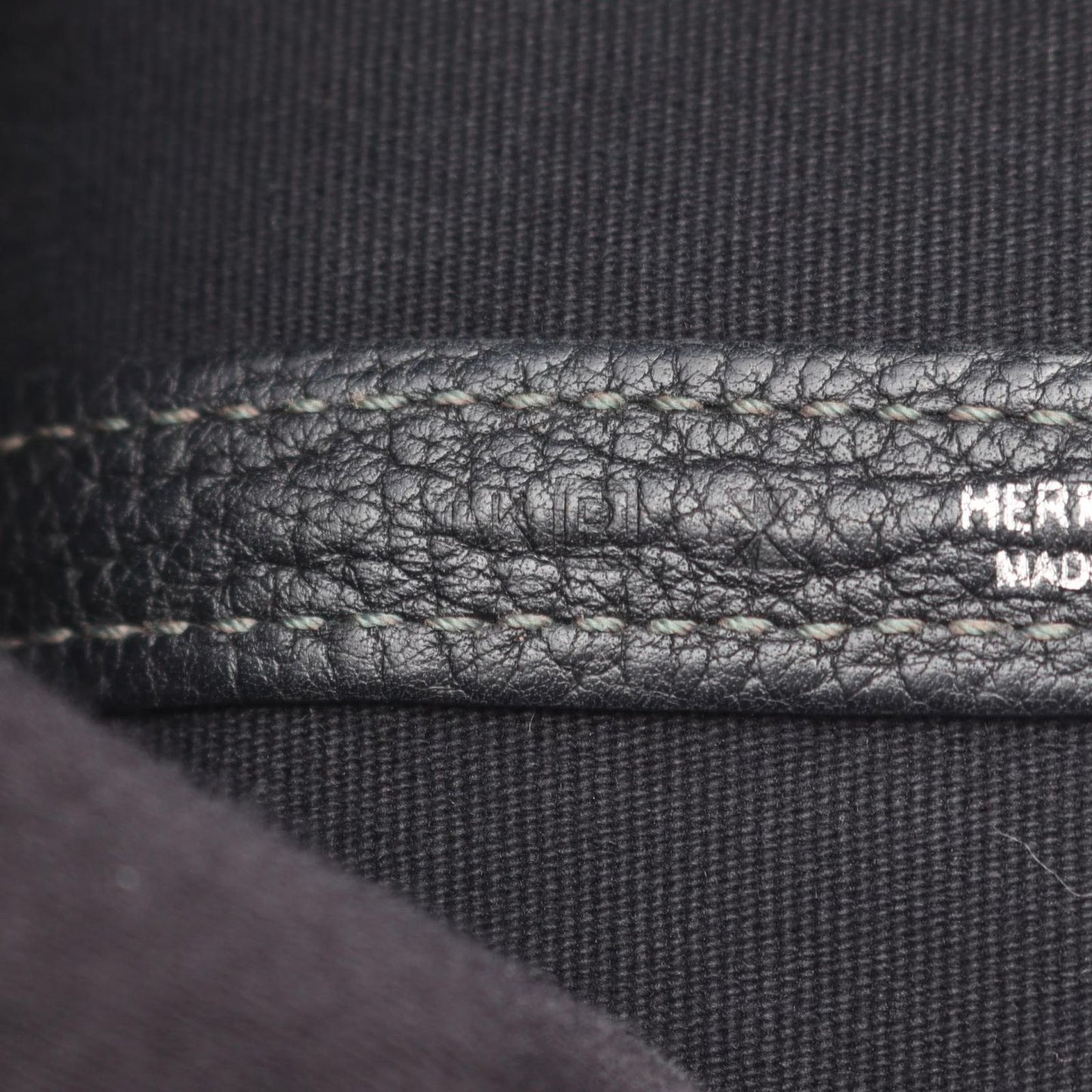 Hermes Tote Garden Party PM Black Leather — view 5