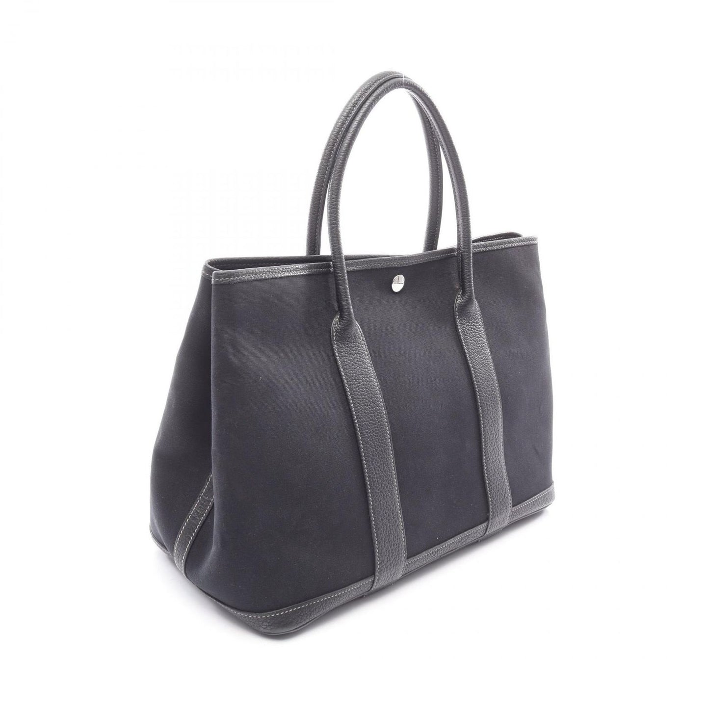 Hermes Tote Garden Party PM Black Leather — view 2