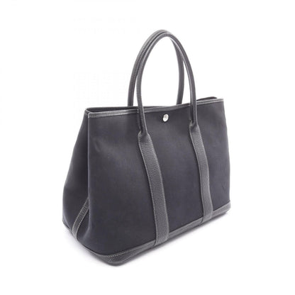 Hermes Tote Garden Party PM Black Leather — view 2