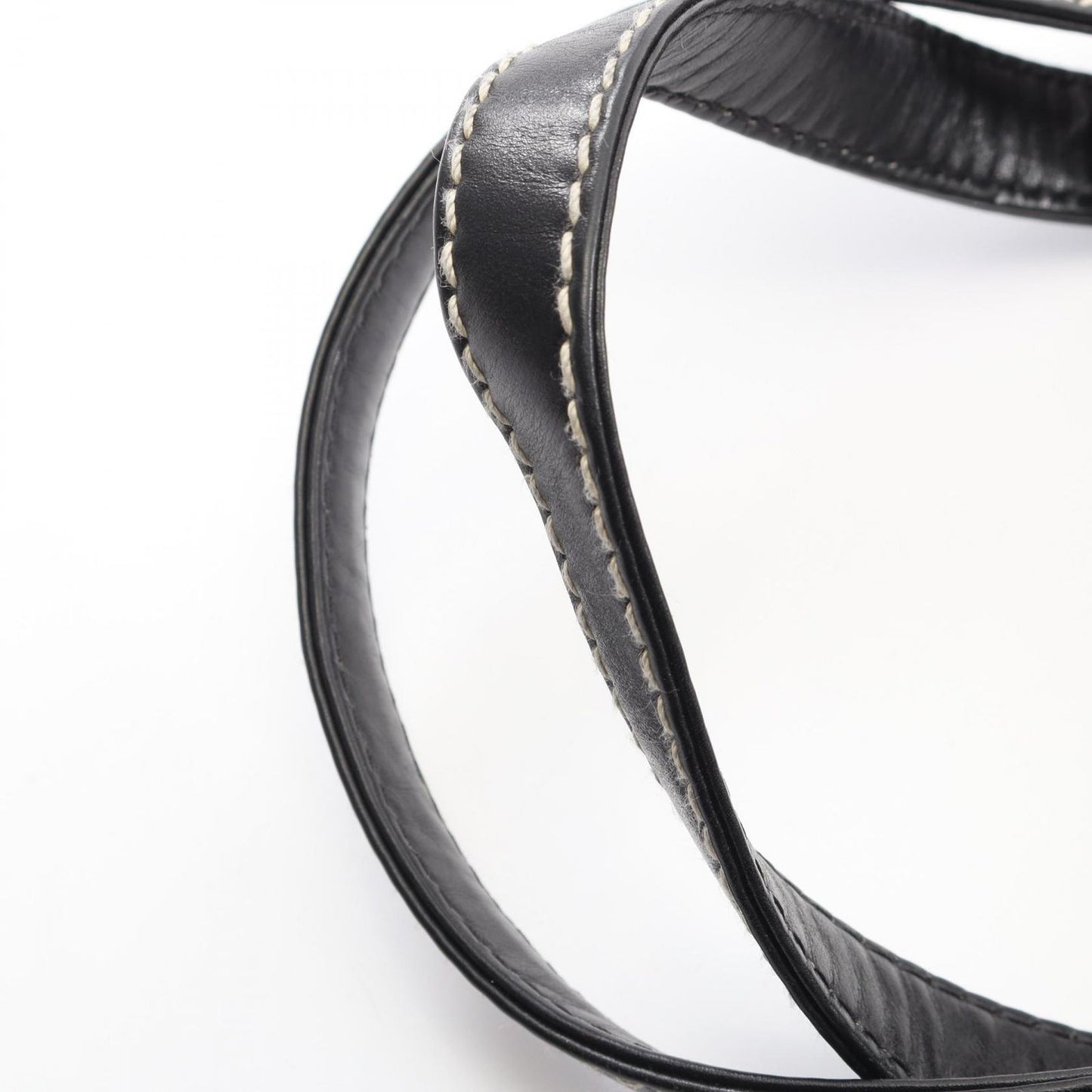 Chanel Tote Wild Stitch Black Leather — view 7