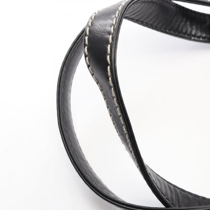 Chanel Tote Wild Stitch Black Leather — view 7