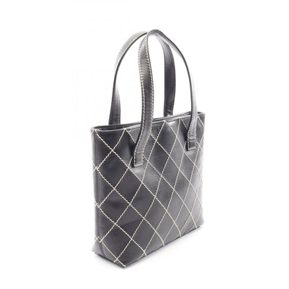 Chanel Tote Wild Stitch Black Leather — view 2