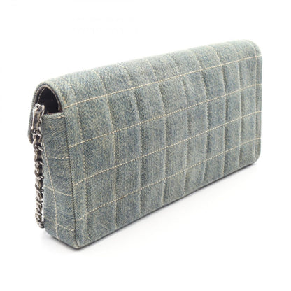 Chanel Shoulder Bag Choco Bar Indigo Denim Bar Chain — view 2