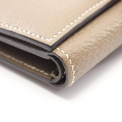 Hermes Trifold Wallet Bearn Combination Etoupe — view 8