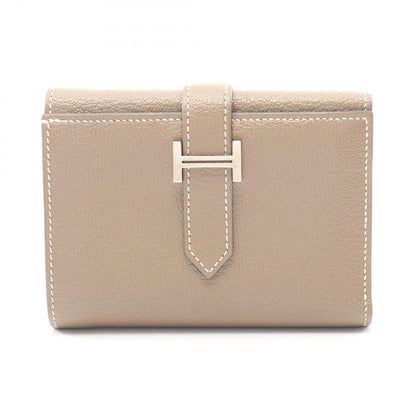 Hermes Trifold Wallet Bearn Combination Etoupe