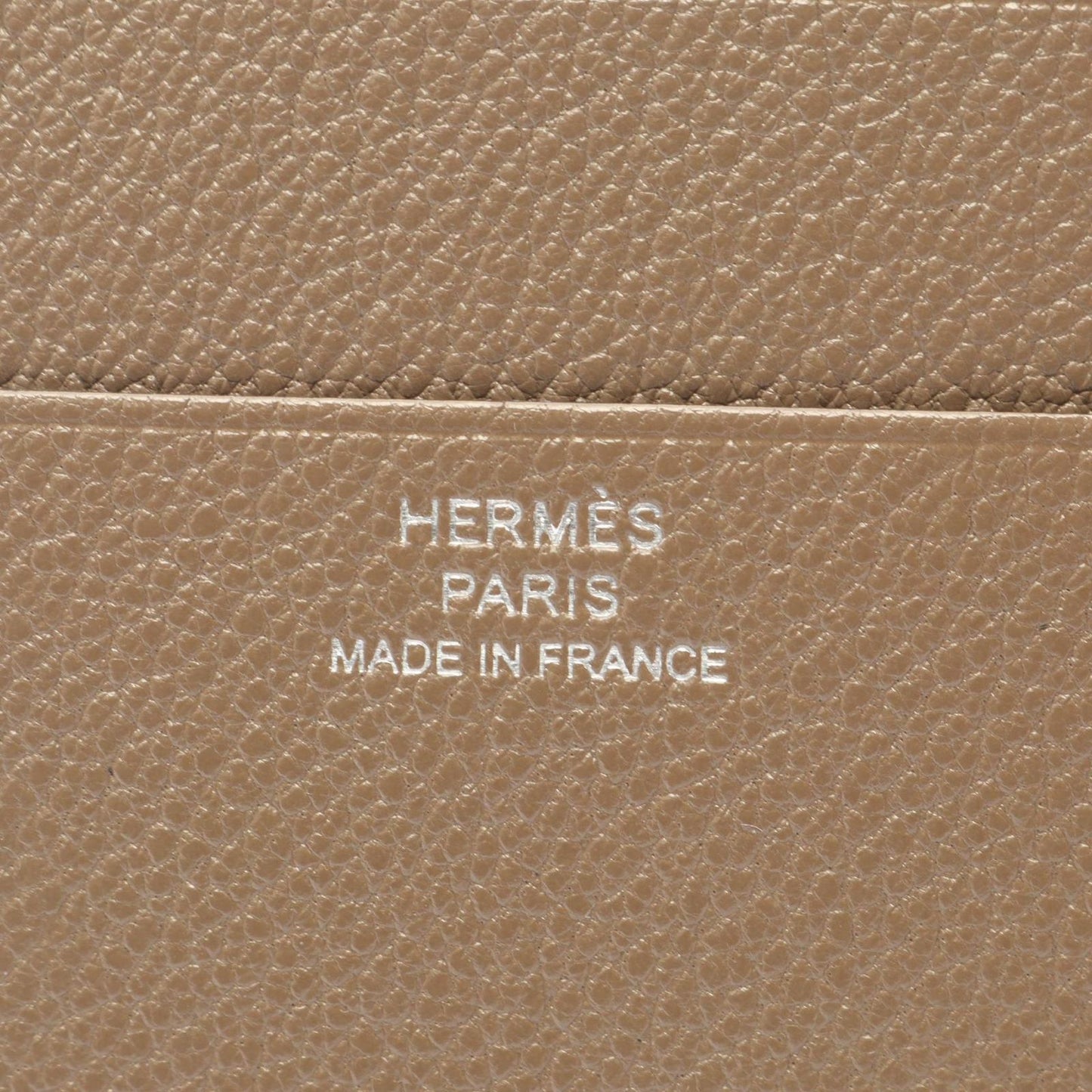 Hermes Trifold Wallet Bearn Combination Etoupe — view 4