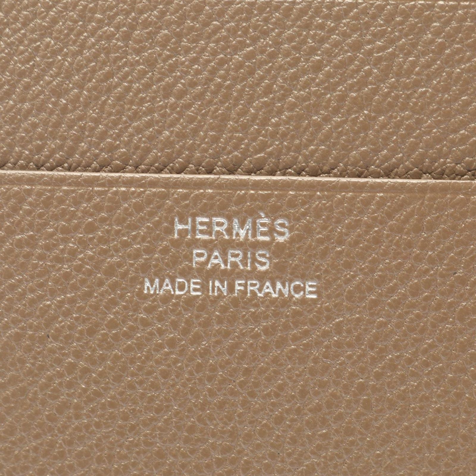 Hermes Trifold Wallet Bearn Combination Etoupe — view 4