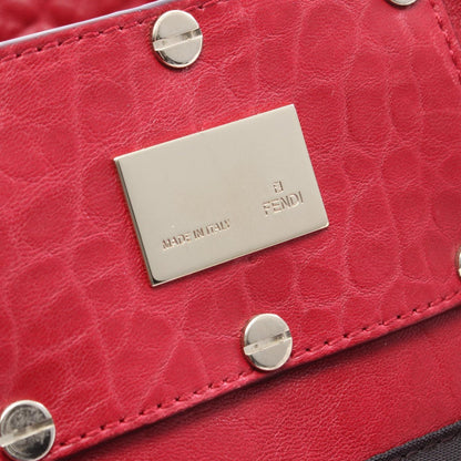 Fendi Tote Mia Red Leather Mia Chain — view 4