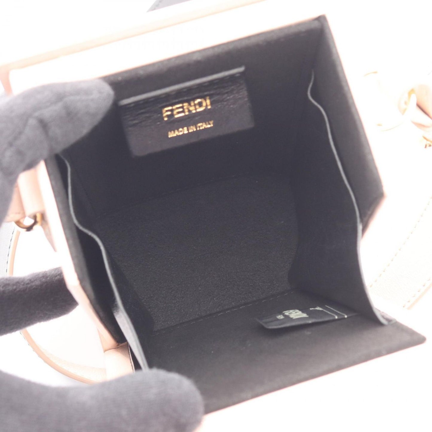 Fendi Shoulder Bag Box Pink Leather — view 3