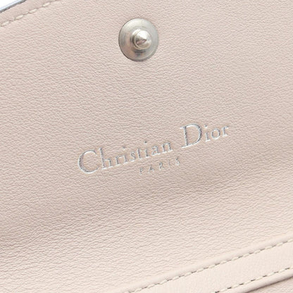 Dior Bifold Wallet Diorissimo L'encontre Chain Blue Leather — view 4