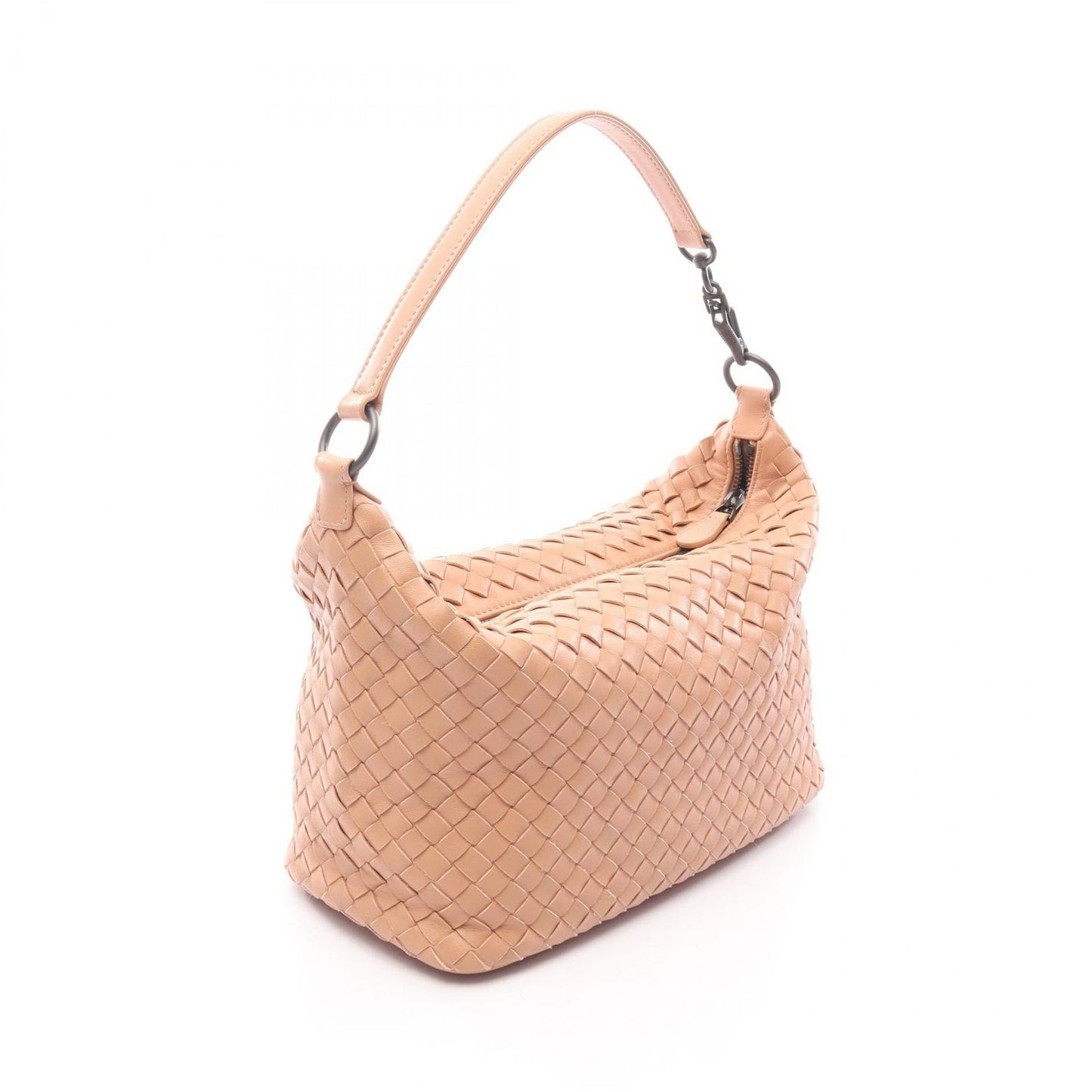 Bottega Veneta Handbag Intrecciato Beige Pink Leather — view 2