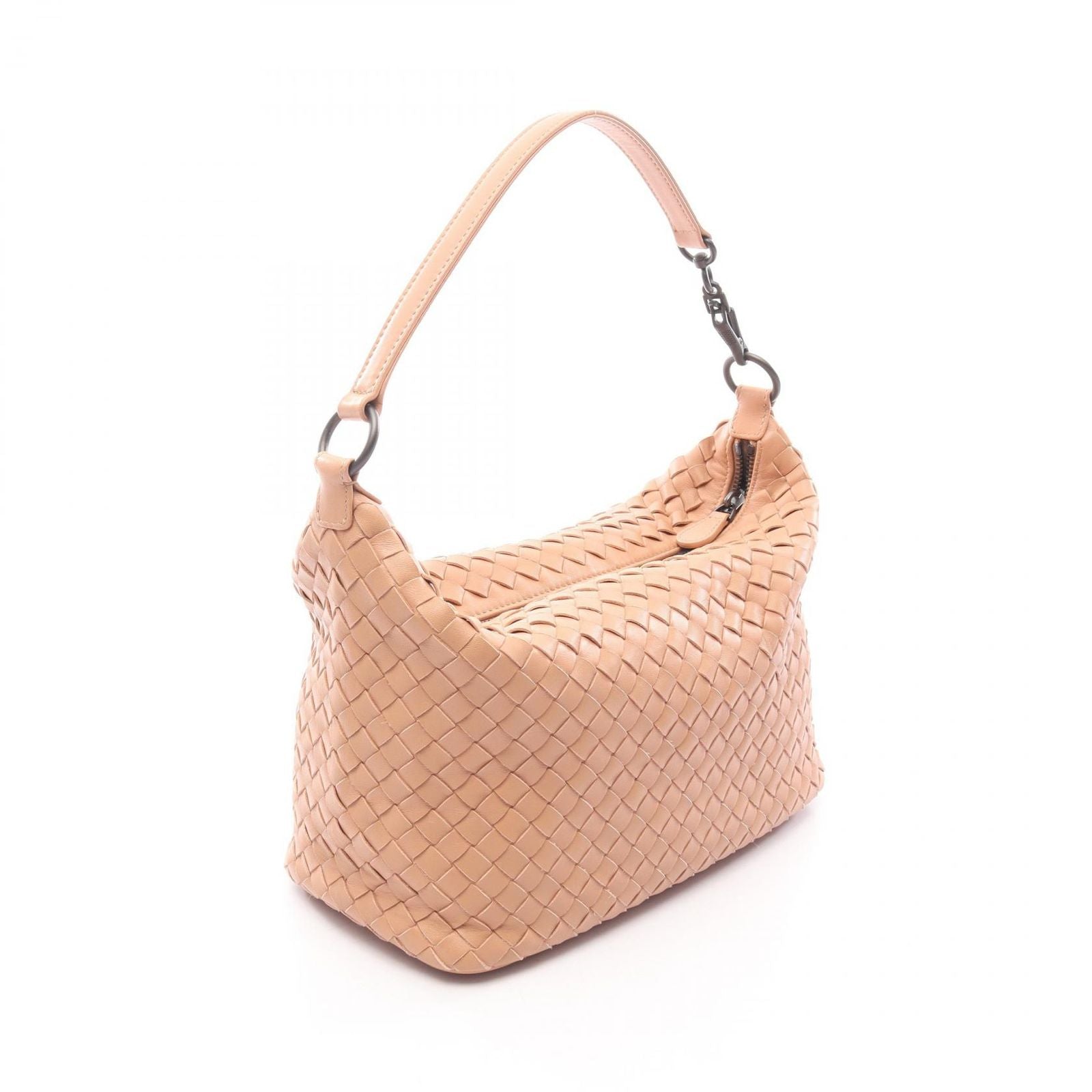 Bottega Veneta Handbag Intrecciato Beige Pink Leather — view 2
