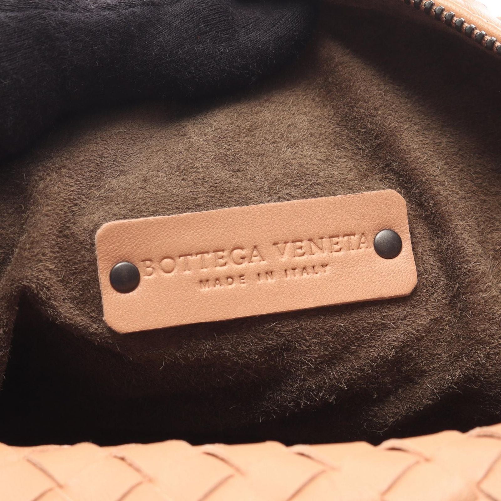 Bottega Veneta Handbag Intrecciato Beige Pink Leather — view 4