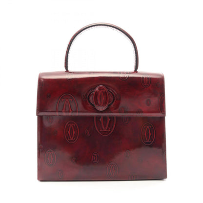 Cartier Handbag Happy Birthday Bordeaux Leather