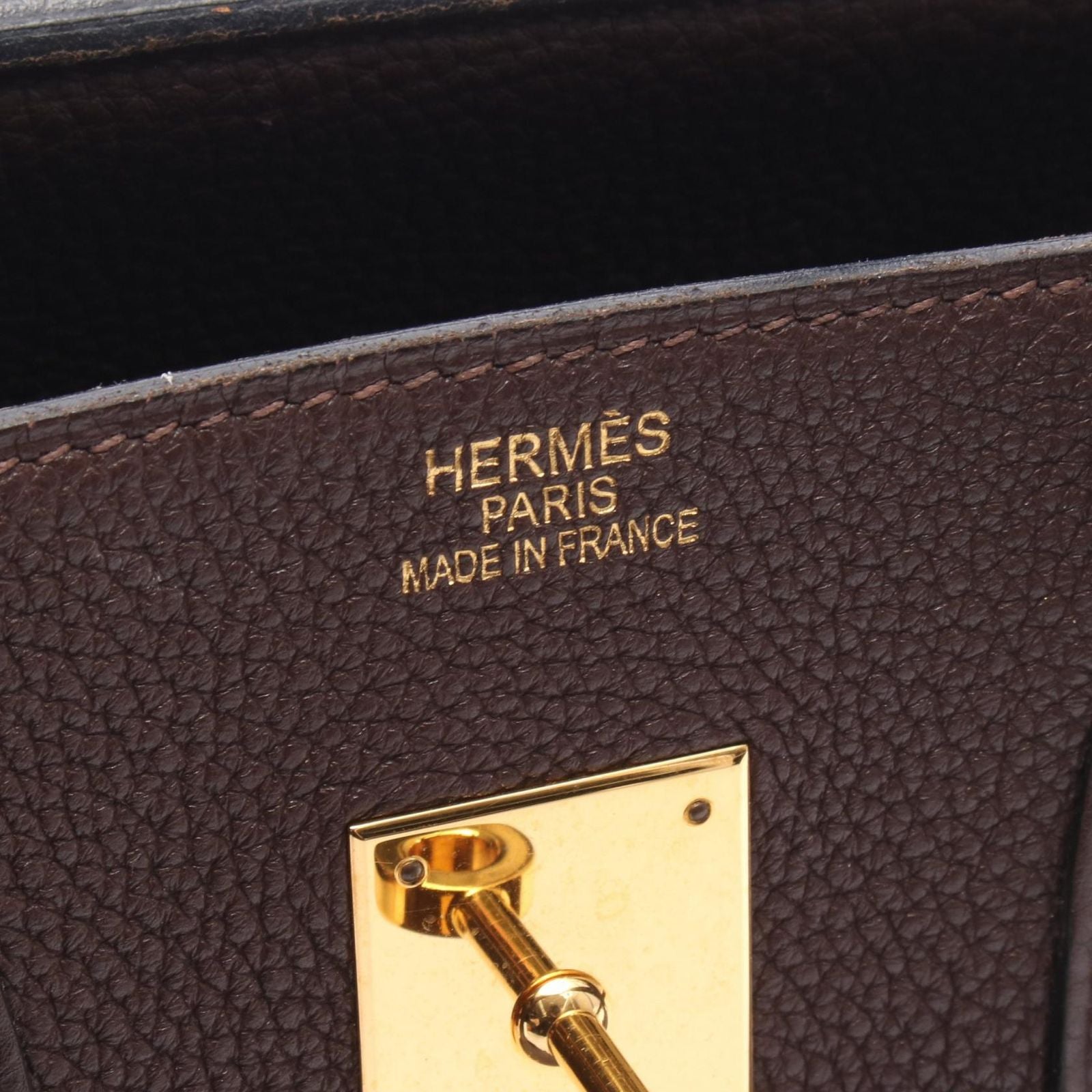 Hermes Handbag Birkin 35 Chocolat — view 4