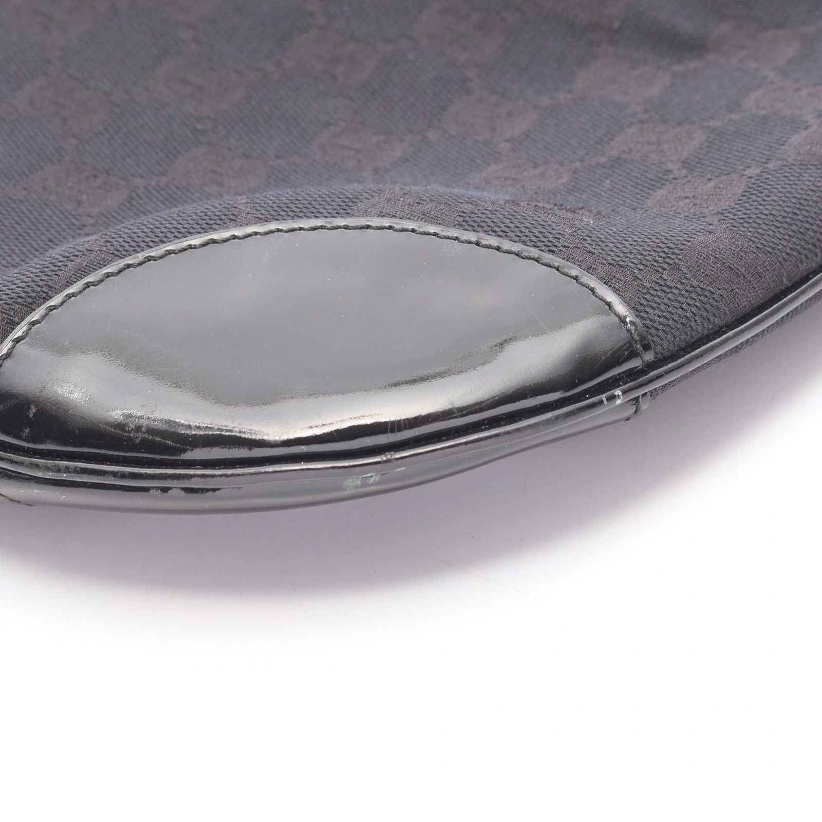 Gucci Shoulder Bag 001 Black Nylon Patent — view 6