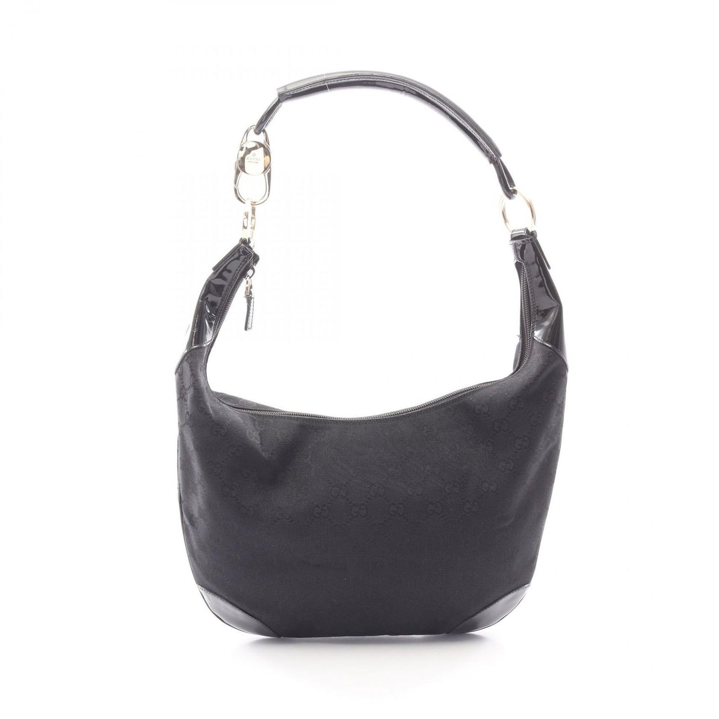 Gucci Shoulder Bag 001 Black Nylon Patent