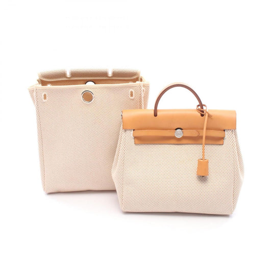Hermes Backpack Herbag Dos PM Natural Ecru Leather