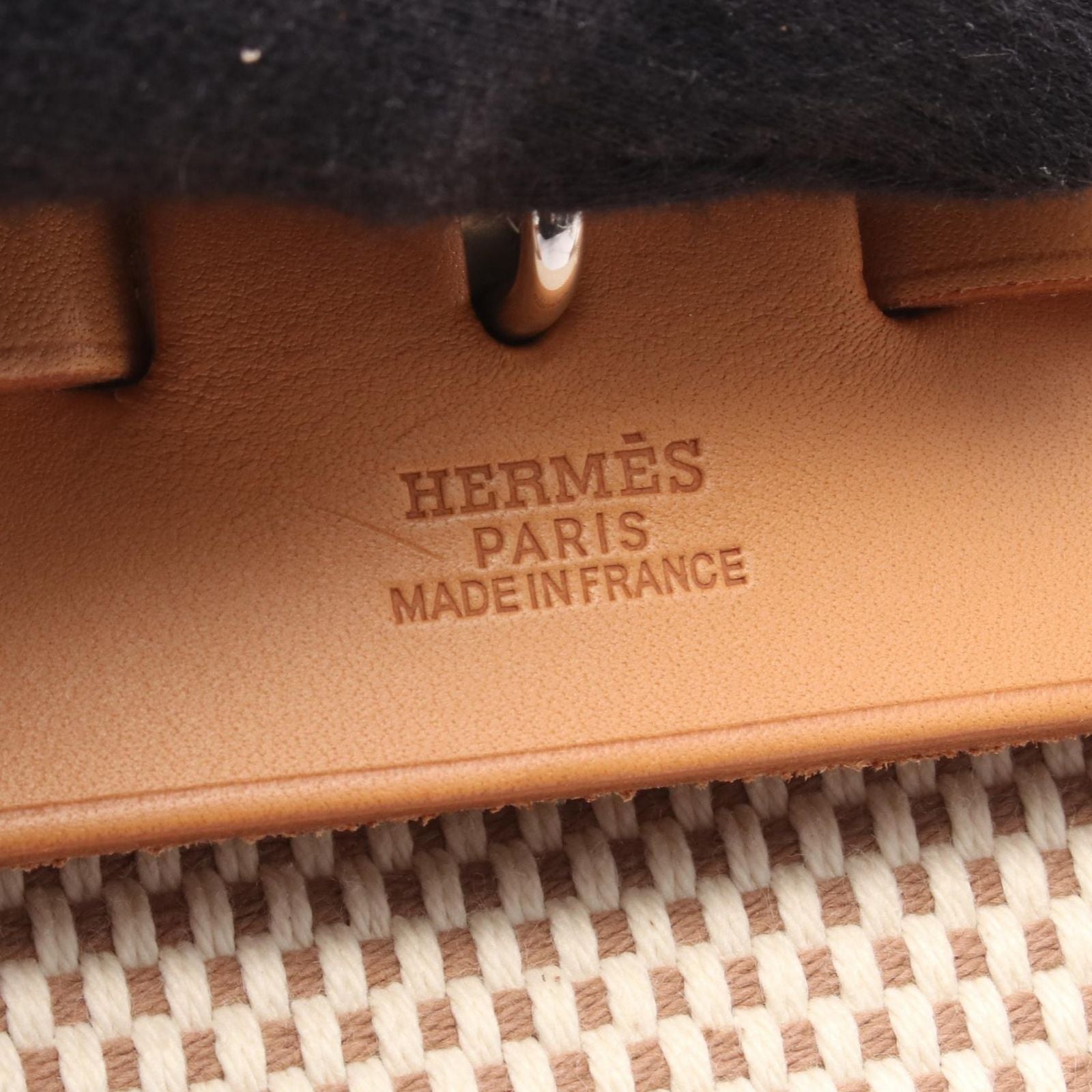 Hermes Backpack Herbag Dos PM Natural Ecru Leather — view 4