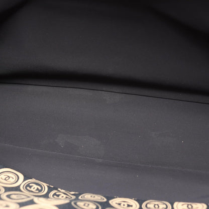 Chanel Handbag Black Beige Leather CC Logo — view 7