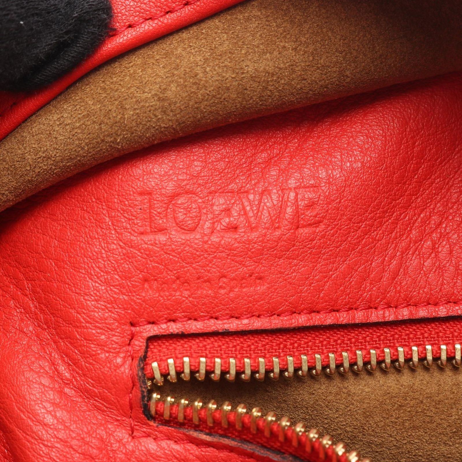 Loewe Handbag Amazona 36 2-Way Red Leather — view 4