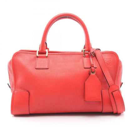 Loewe Handbag Amazona 36 2-Way Red Leather
