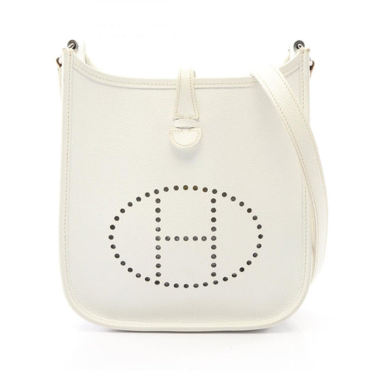 Hermes Shoulder Bag Evelyne TPM White
