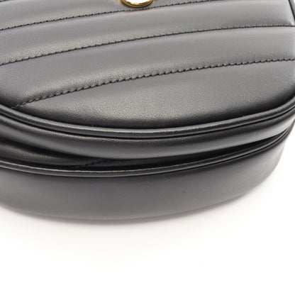 Gucci Shoulder Bag Interlocking Heart Black Leather — view 5
