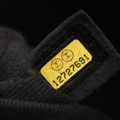 Chanel Shoulder Bag Quilted Black Caviar Leather Chain — view 5