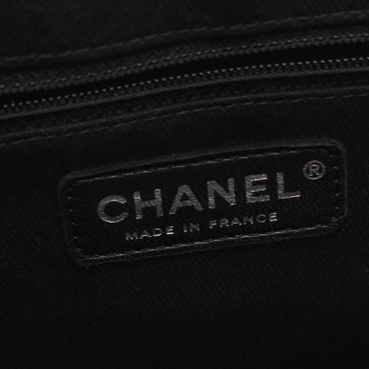 Chanel Shoulder Bag Quilted Black Caviar Leather Chain — view 4