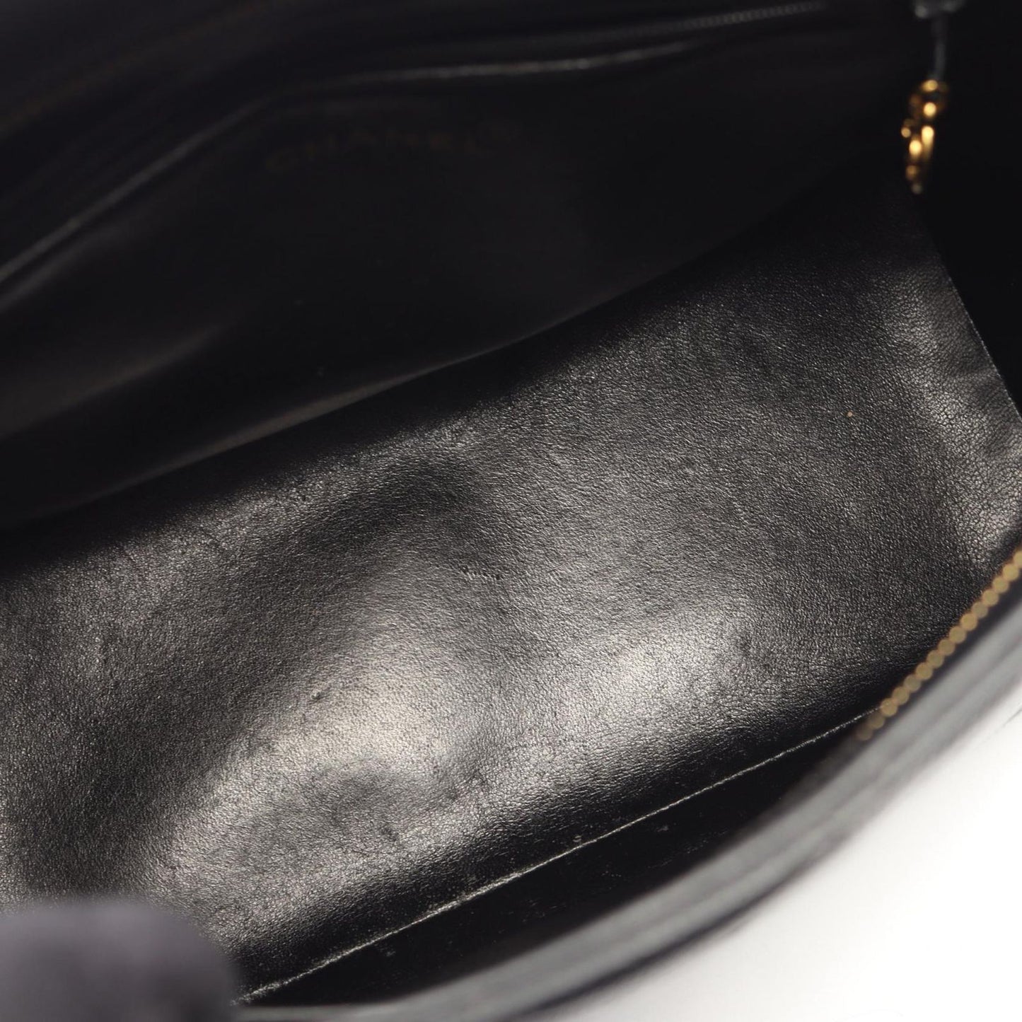 Chanel Tote Medallion Black Caviar Leather — view 6