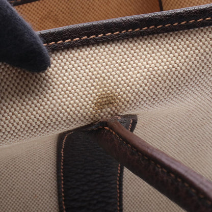 Hermes Tote Garden Party PM Ecru Brown Leather — view 9