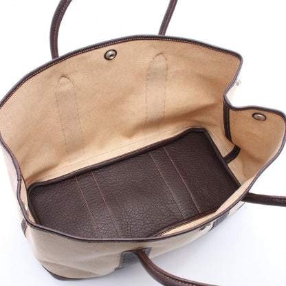 Hermes Tote Garden Party PM Ecru Brown Leather — view 3