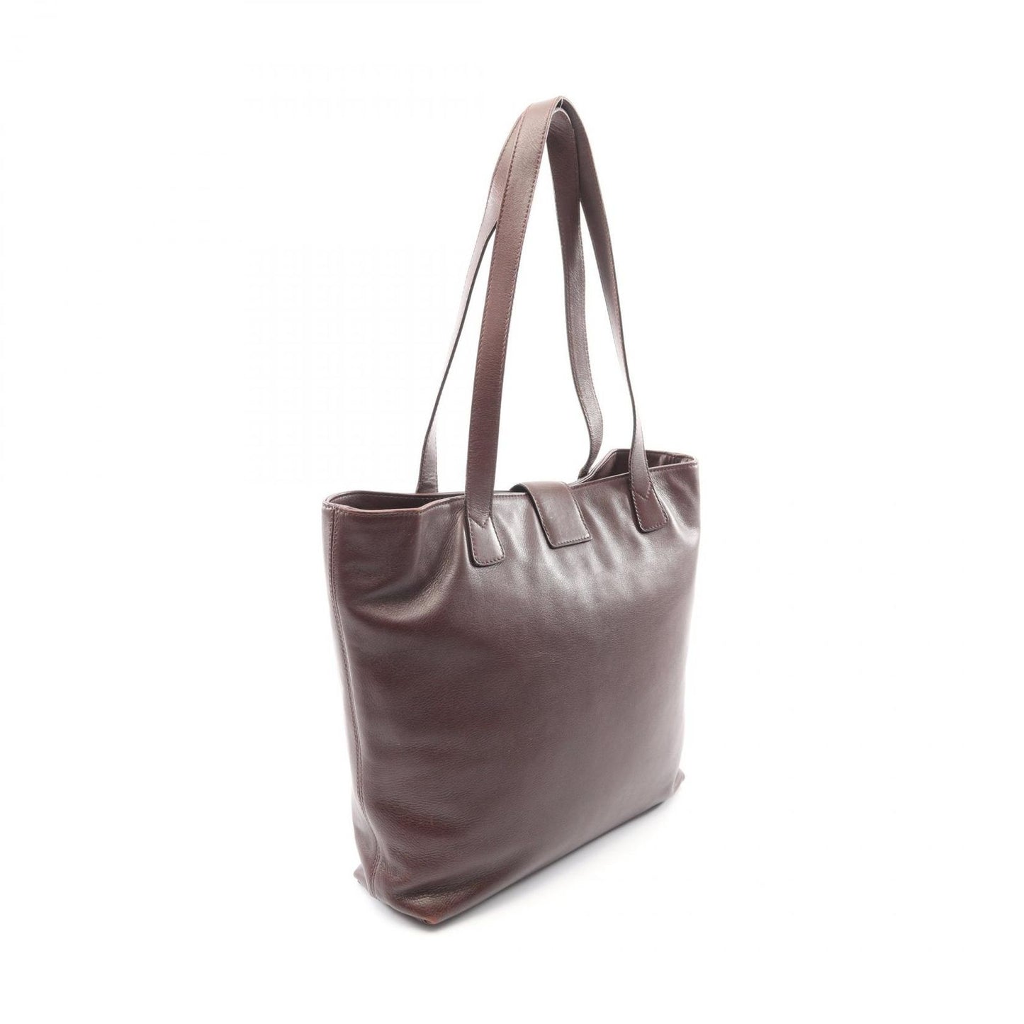 Chanel Tote Brown Leather Shoulder — view 2