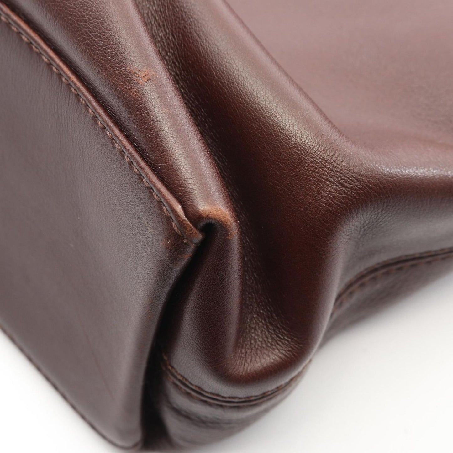 Chanel Tote Brown Leather Shoulder — view 8