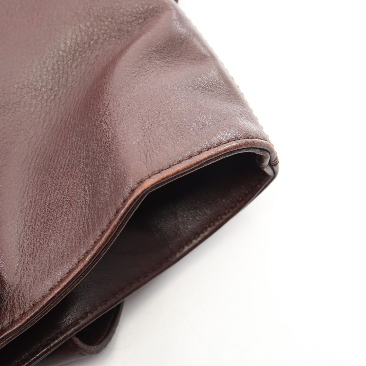 Chanel Tote Brown Leather Shoulder — view 6