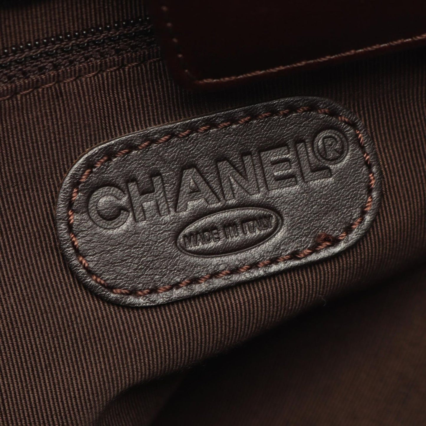 Chanel Tote Brown Leather Shoulder — view 4
