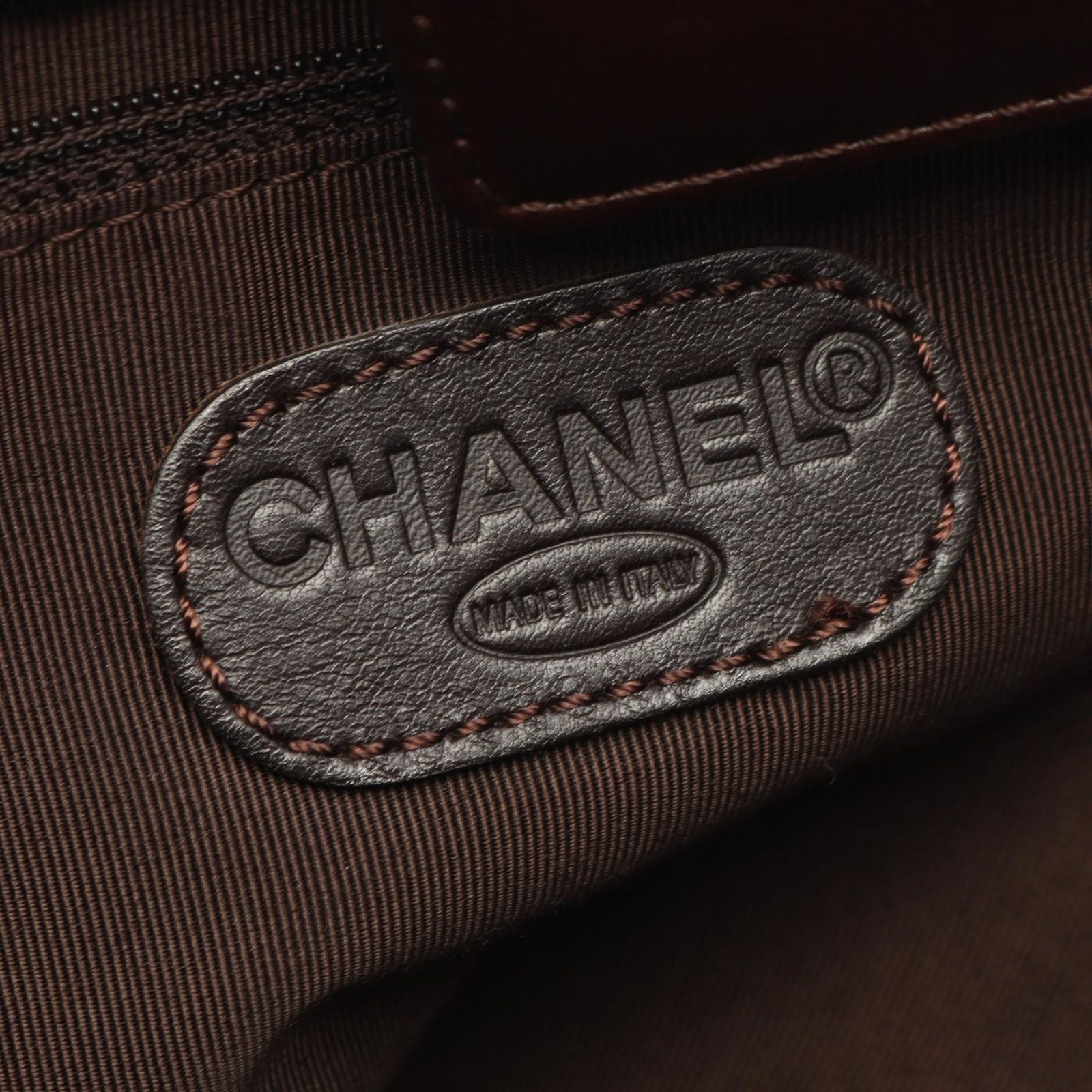 Chanel Tote Brown Leather Shoulder — view 4
