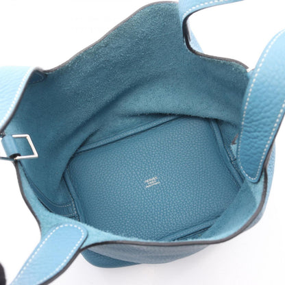 Hermes Handbag Picotin Lock PM Blue Jean — view 3