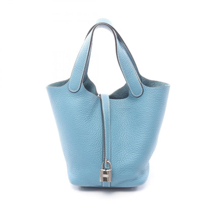 Hermes Handbag Picotin Lock PM Blue Jean