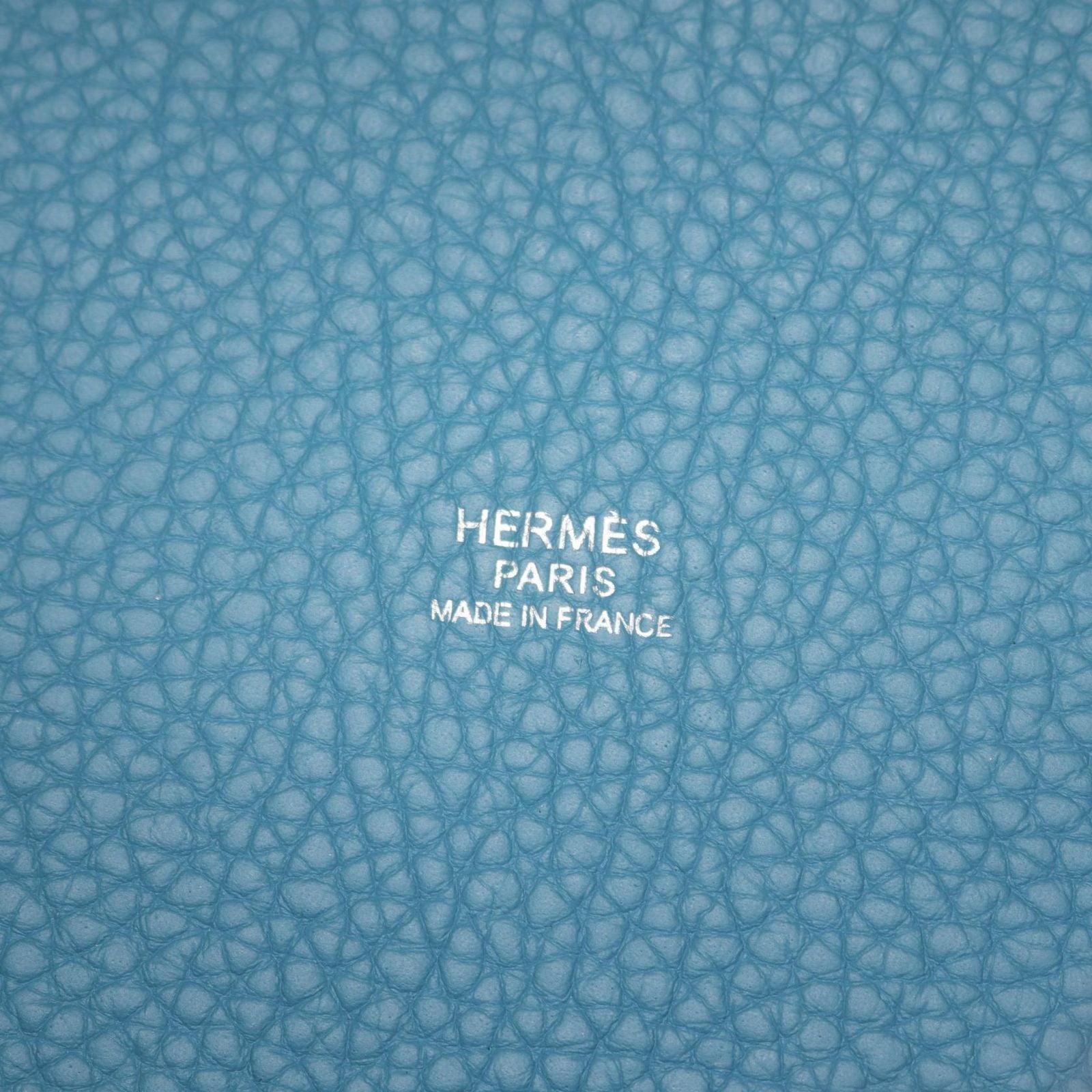 Hermes Handbag Picotin Lock PM Blue Jean — view 4