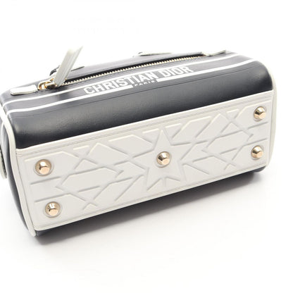 Dior Vibe Mini Bow Sling Bag 2-Way Black White Leather — view 5