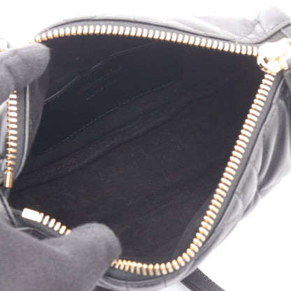 Dior Shoulder Bag Vibe Cannage 2-Way Black White Leather — view 3