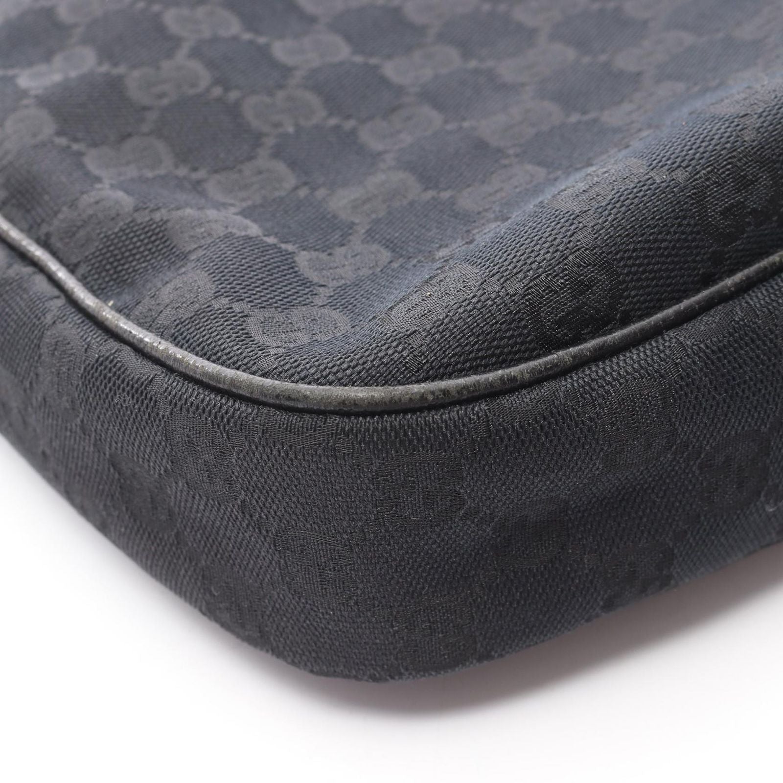 Gucci Shoulder Bag GG Canvas Black — view 8